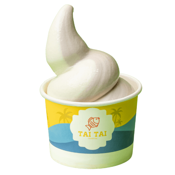 Freshly made soft serve and taiyaki at Tai Tai Creamery, Hyderabad