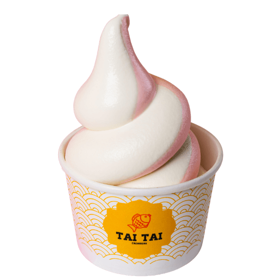 Freshly made soft serve and taiyaki at Tai Tai Creamery, Hyderabad