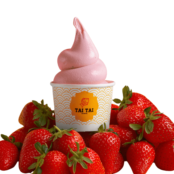 Freshly made soft serve and taiyaki at Tai Tai Creamery, Hyderabad
