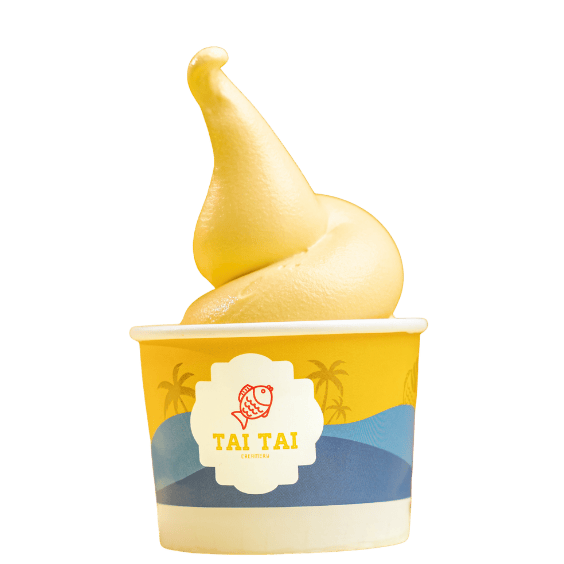 Freshly made soft serve and taiyaki at Tai Tai Creamery, Hyderabad