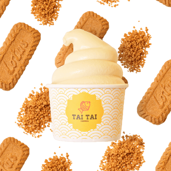 Freshly made soft serve and taiyaki at Tai Tai Creamery, Hyderabad